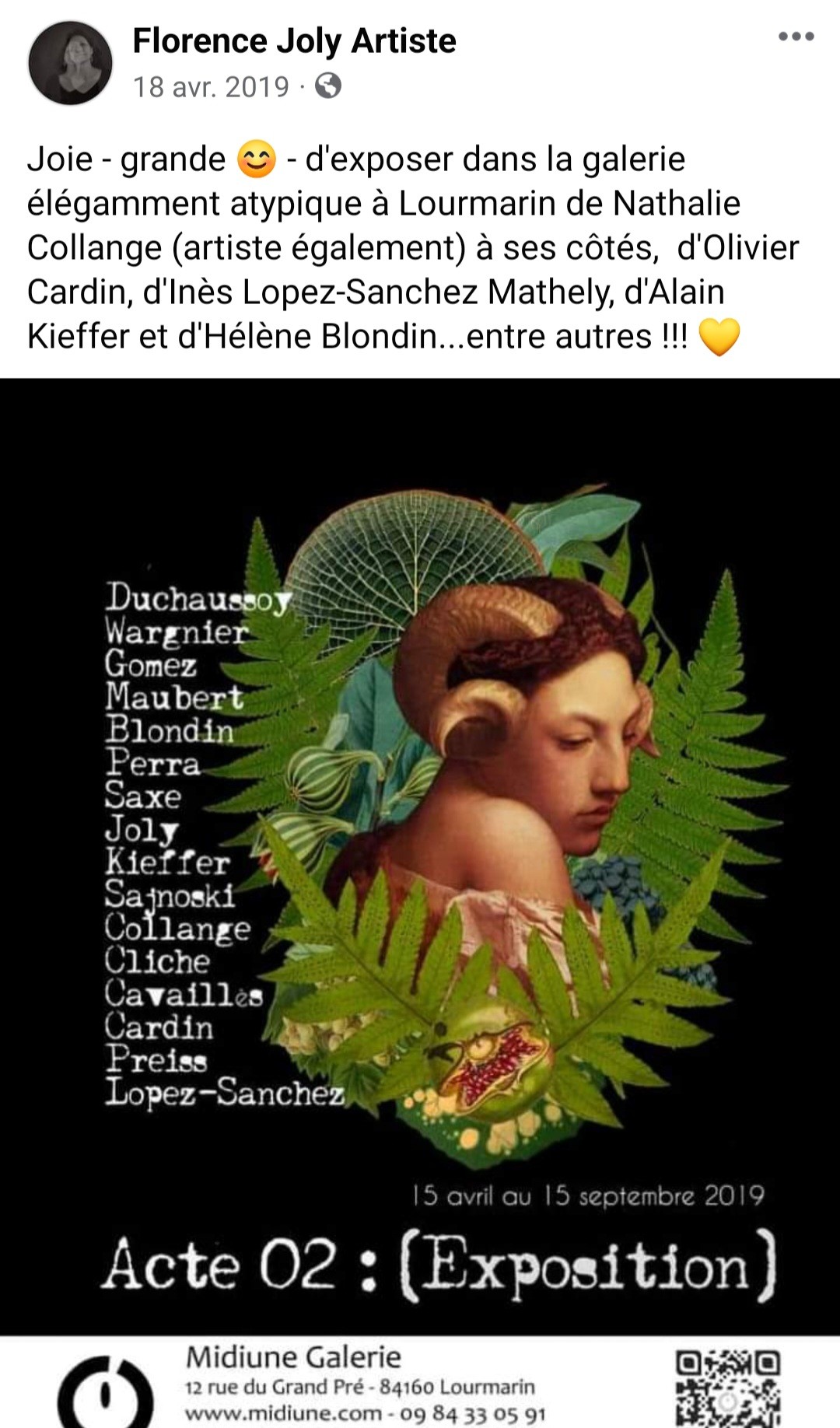 Galerie Midiune, Lourmarin